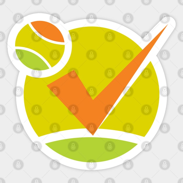 Tennis Ball Sport Sticker by Toogoo